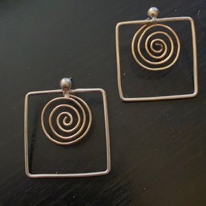 Gorgeous sterling silver earrings! One of a kind!